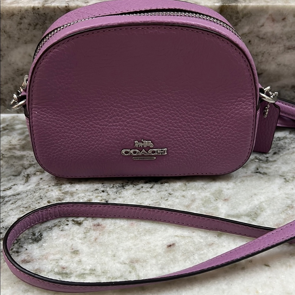 NWOT Coach Purple Crossbody Bag
